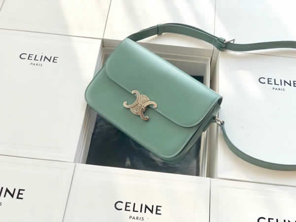 Fake Celine Green Triomphe High Quality Discount Handbags Outlet